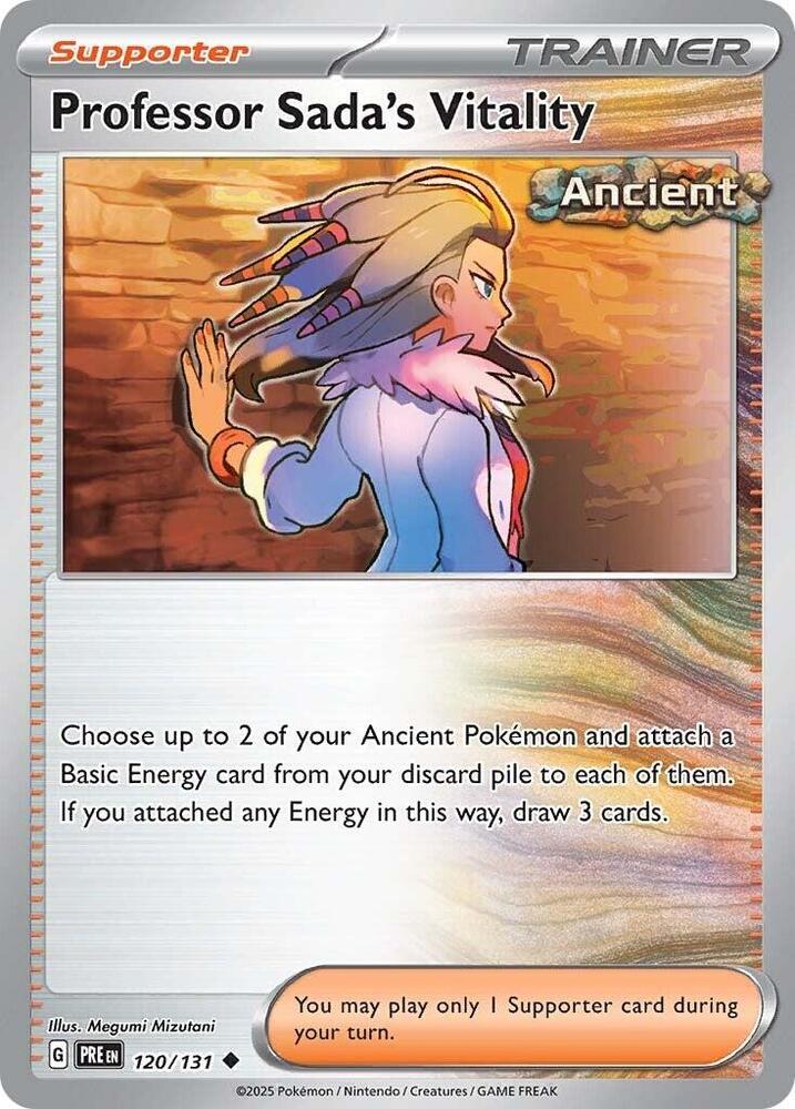 Professor Sada's Vitality (120/131) [Scarlet & Violet: Prismatic Evolutions] | Good Games Morley
