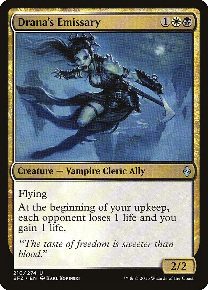 Drana's Emissary 210/274 (Battle for Zendikar)  | Good Games Morley