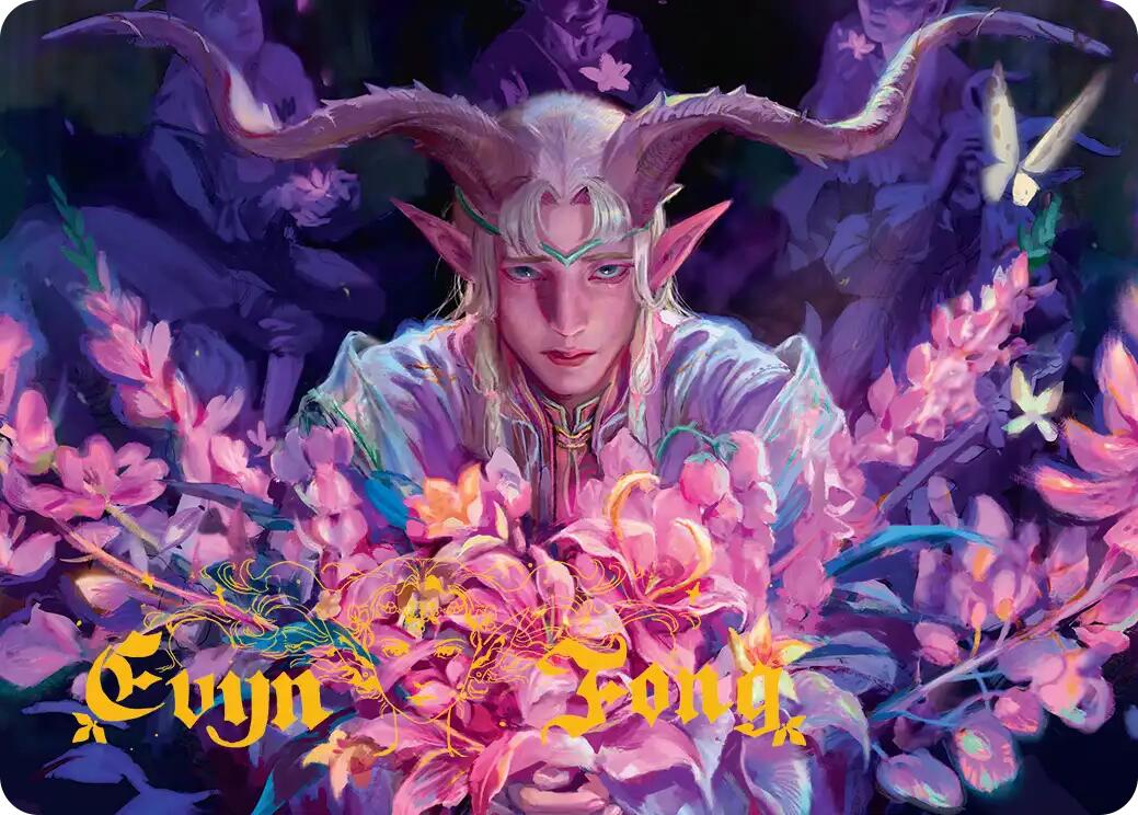 Dawnhand Eulogist Art Card (Gold-Stamped Signature) [Lorwyn Eclipsed Art Series] | Good Games Morley