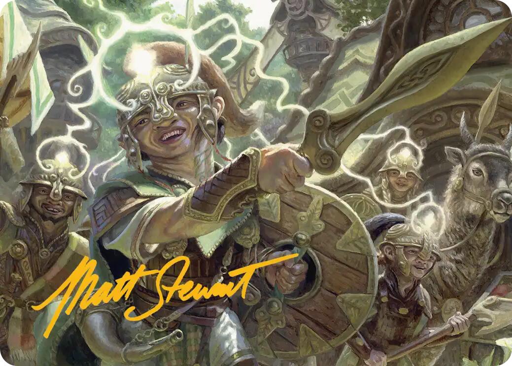 Thoughtweft Lieutenant Art Card (Gold-Stamped Signature) [Lorwyn Eclipsed Art Series] | Good Games Morley