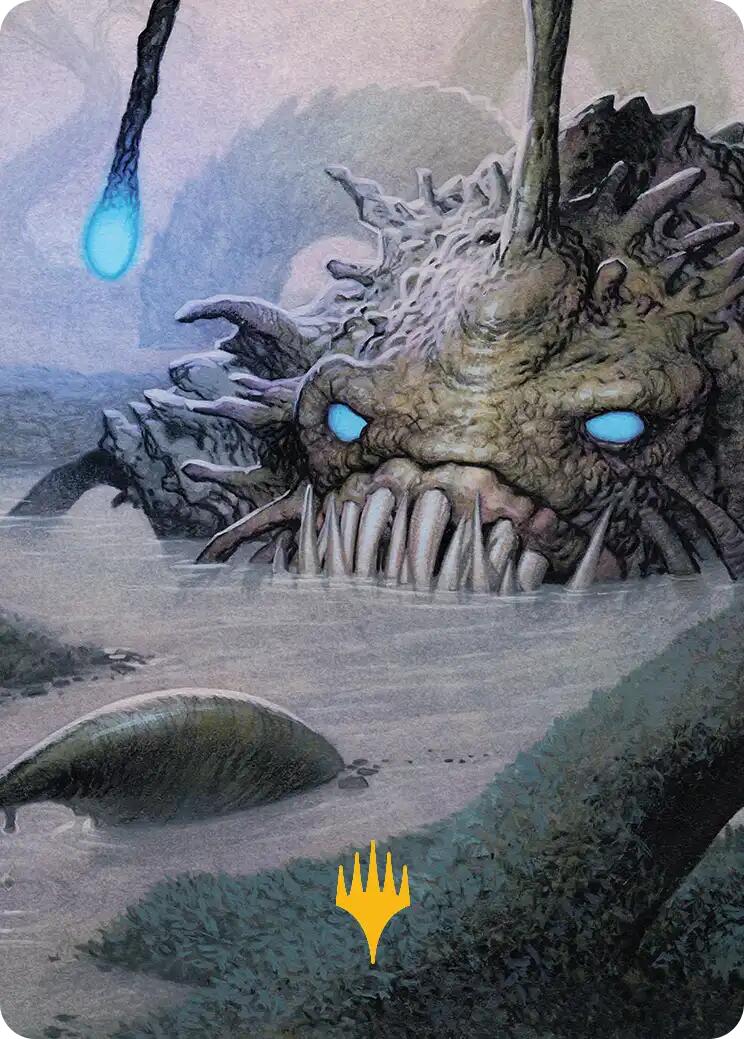 Deceit Art Card (Gold-Stamped Planeswalker Symbol) [Lorwyn Eclipsed Art Series] | Good Games Morley