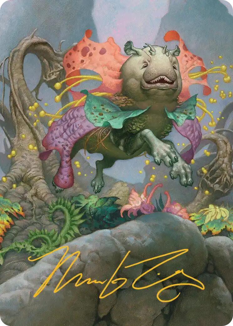 Vibrance Art Card (Gold-Stamped Signature) [Lorwyn Eclipsed Art Series] | Good Games Morley