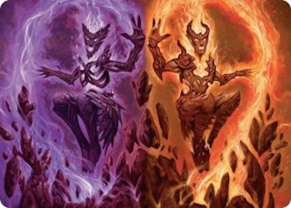 Fire Covenant Art Card [Lorwyn Eclipsed Art Series] | Good Games Morley