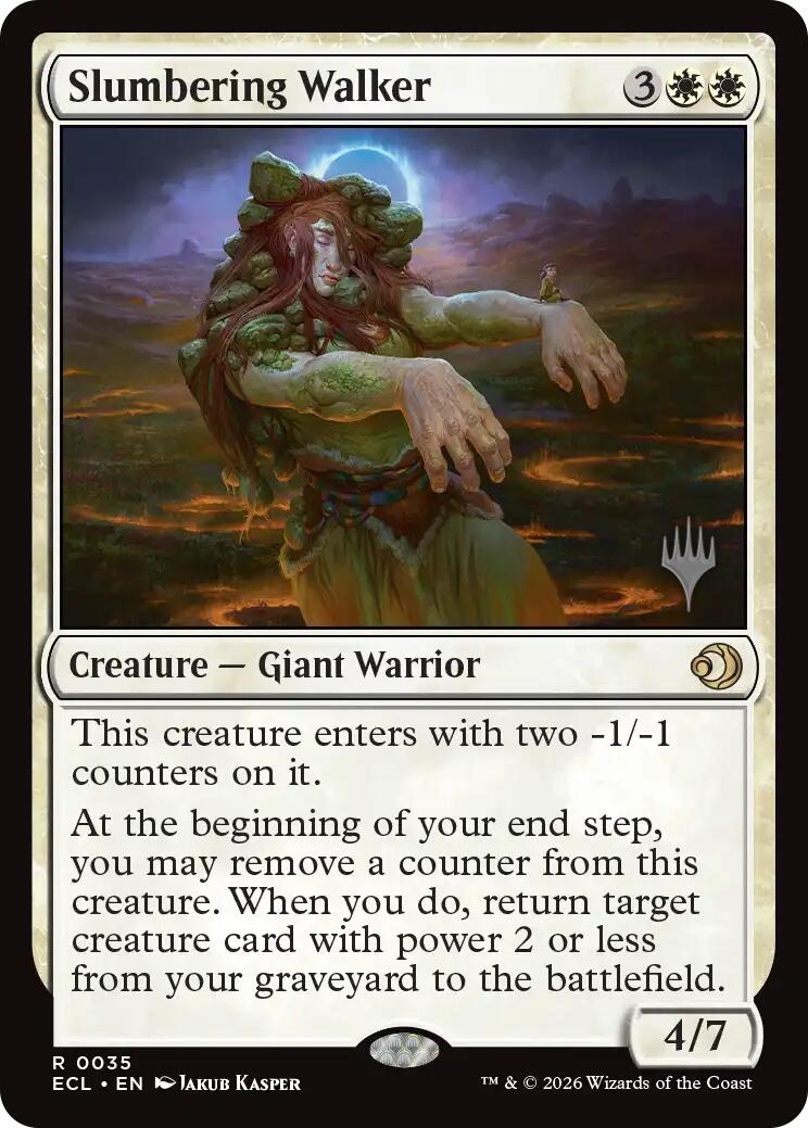 Slumbering Walker [Lorwyn Eclipsed Promos] | Good Games Morley