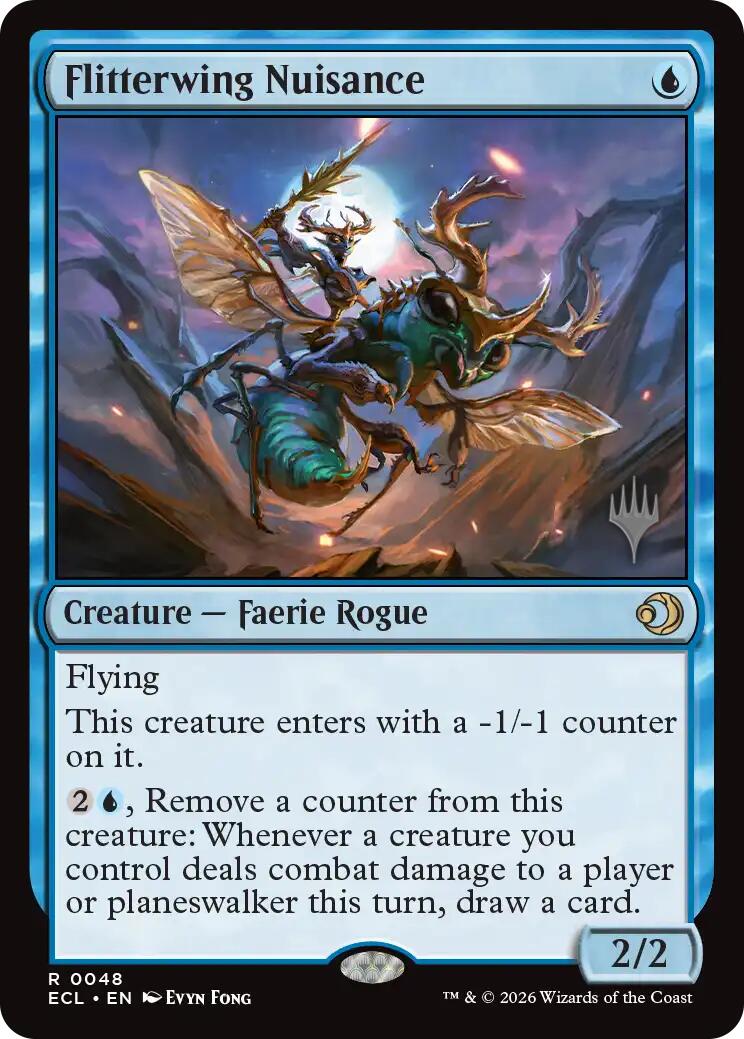 Flitterwing Nuisance [Lorwyn Eclipsed Promos] | Good Games Morley