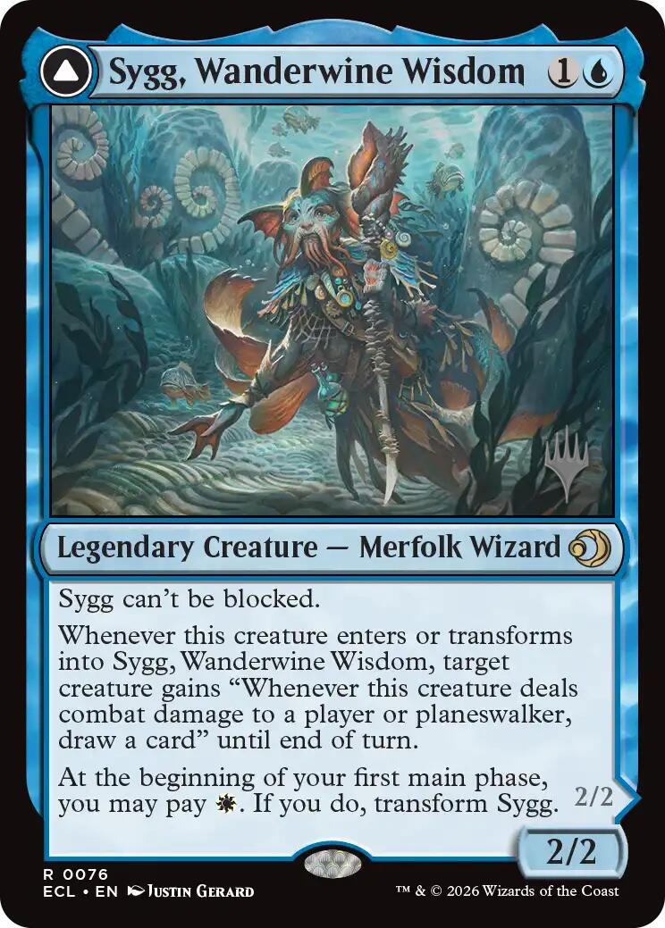 Sygg, Wanderwine Wisdom [Lorwyn Eclipsed Promos] | Good Games Morley