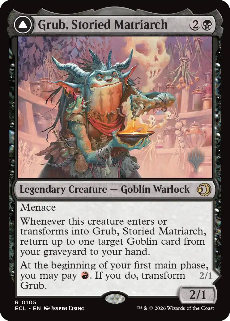 Grub, Storied Matriarch [Lorwyn Eclipsed Promos] | Good Games Morley