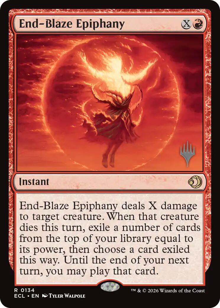 End-Blaze Epiphany [Lorwyn Eclipsed Promos] | Good Games Morley