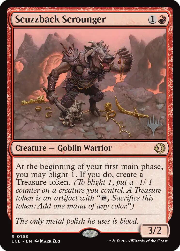 Scuzzback Scrounger [Lorwyn Eclipsed Promos] | Good Games Morley