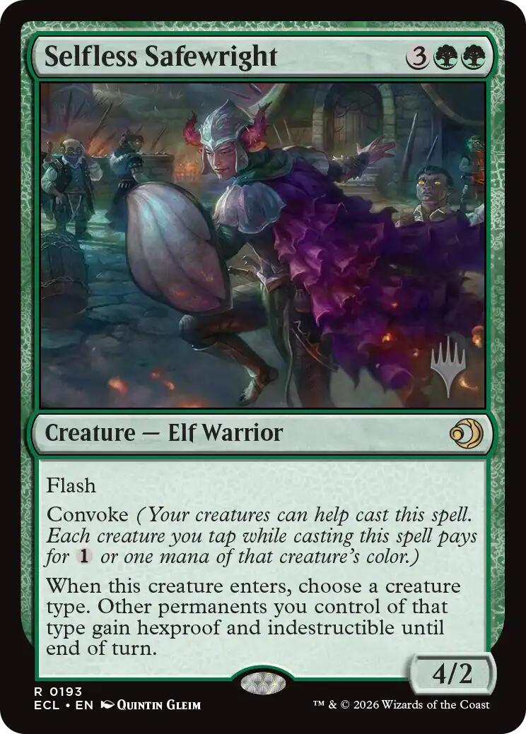 Selfless Safewright [Lorwyn Eclipsed Promos] | Good Games Morley