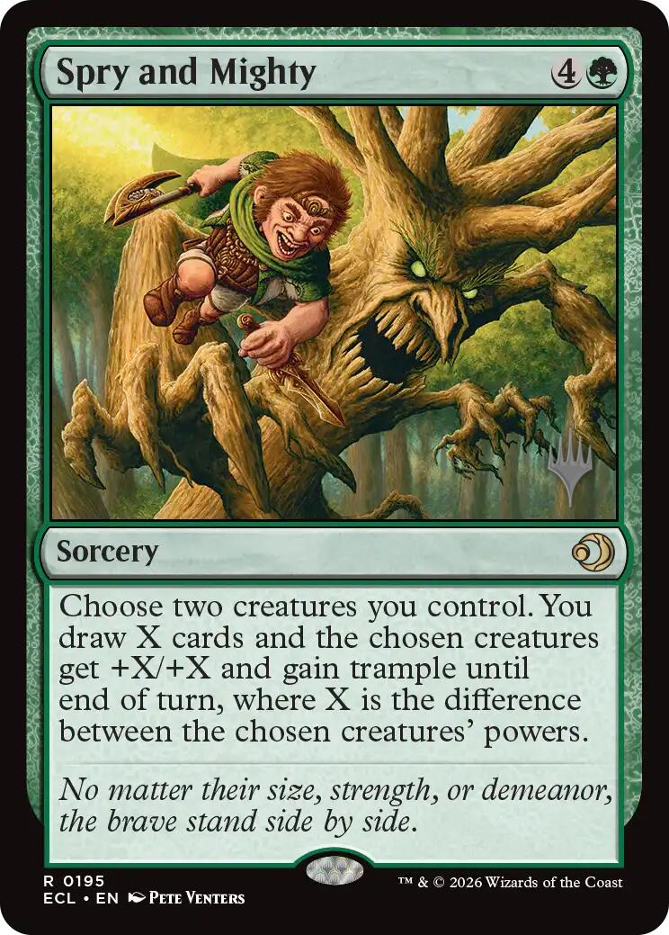 Spry and Mighty [Lorwyn Eclipsed Promos] | Good Games Morley
