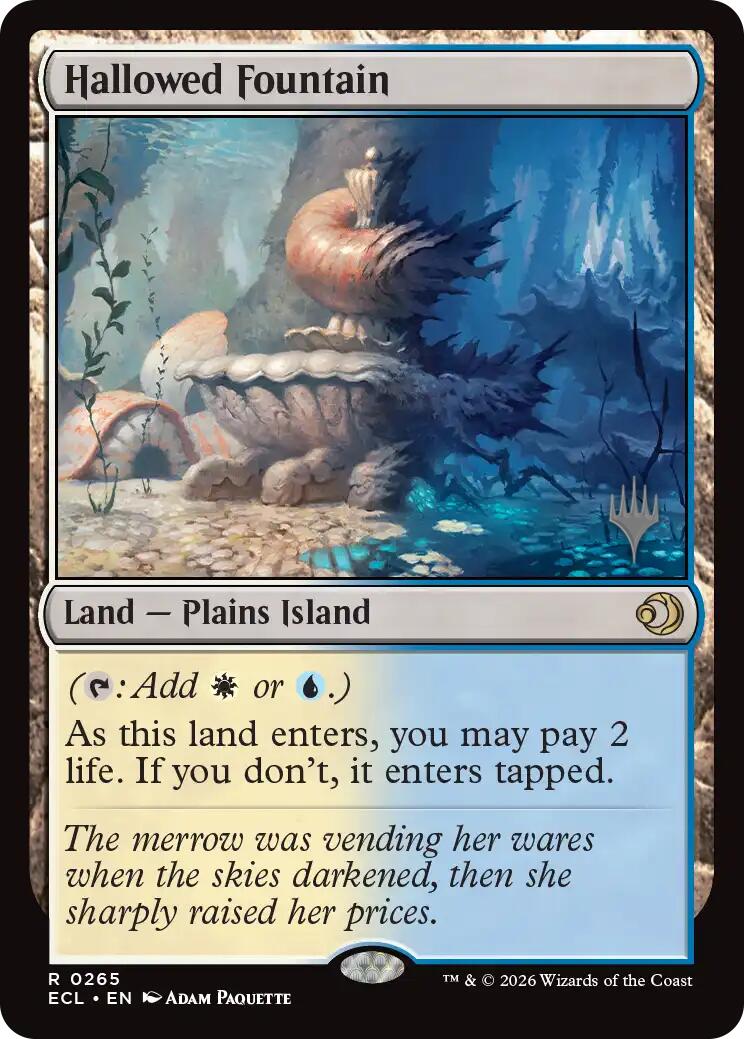 Hallowed Fountain [Lorwyn Eclipsed Promos] | Good Games Morley