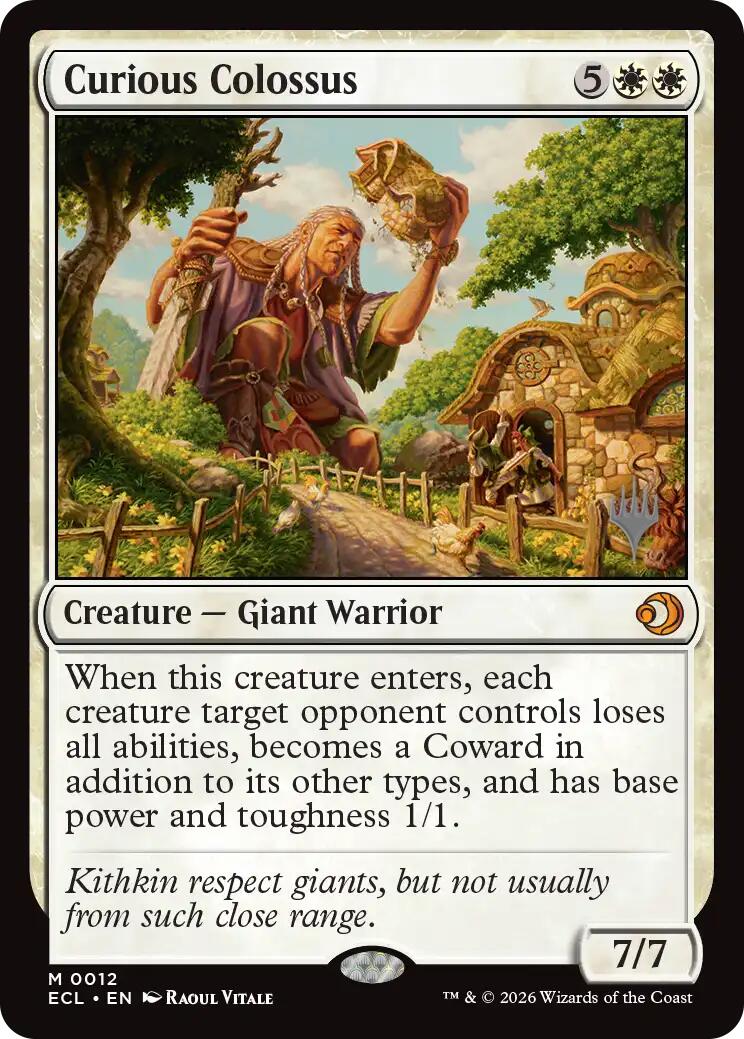Curious Colossus [Lorwyn Eclipsed Promos] | Good Games Morley