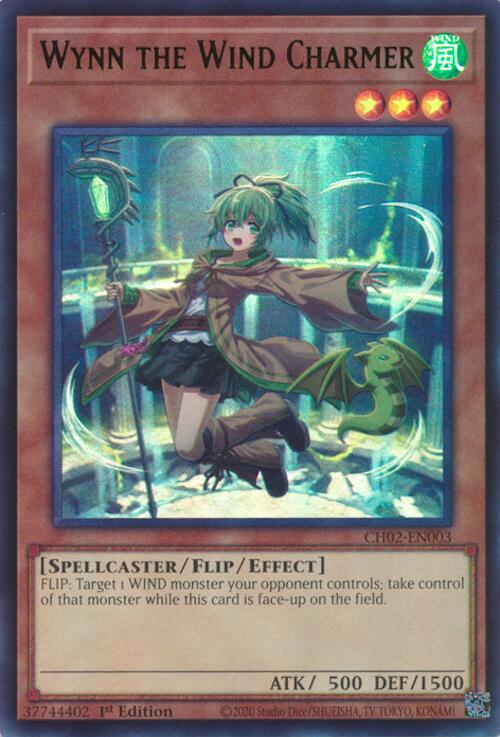 Wynn the Wind Charmer (Ultra Rare) [CH02-EN003] Ultra Rare | Good Games Morley
