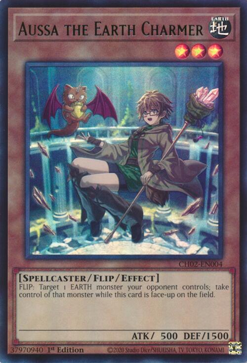 Aussa the Earth Charmer (Ultra Rare) [CH02-EN004] Ultra Rare | Good Games Morley