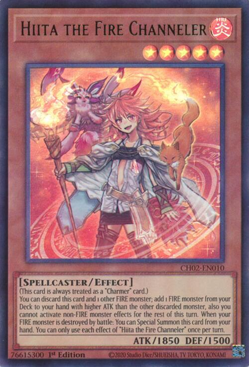 Hiita the Fire Channeler [CH02-EN010] Ultra Rare | Good Games Morley