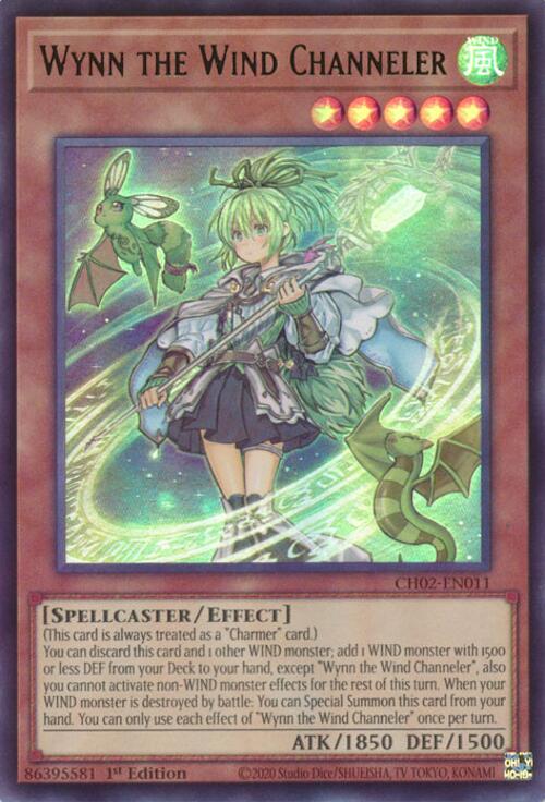 Wynn the Wind Channeler [CH02-EN011] Ultra Rare | Good Games Morley