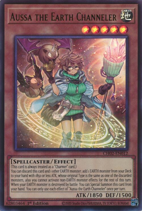Aussa the Earth Channeler [CH02-EN012] Ultra Rare | Good Games Morley