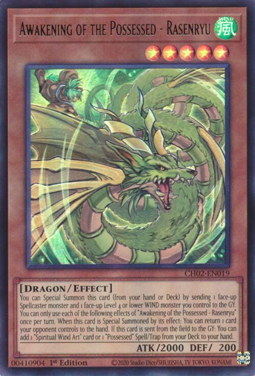 Awakening of the Possessed - Rasenryu [CH02-EN019] Ultra Rare | Good Games Morley