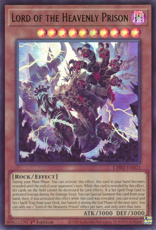 Lord of the Heavenly Prison [CH02-EN021] Ultra Rare | Good Games Morley