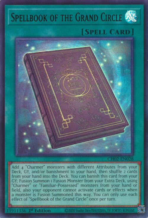 Spellbook of the Grand Circle (Ultra Rare) [CH02-EN028] Ultra Rare | Good Games Morley