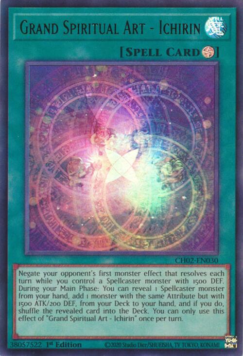 Grand Spiritual Art - Ichirin [CH02-EN030] Ultra Rare | Good Games Morley