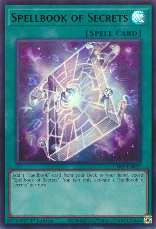 Spellbook of Secrets [CH02-EN032] Ultra Rare | Good Games Morley