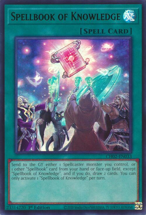 Spellbook of Knowledge [CH02-EN033] Ultra Rare | Good Games Morley