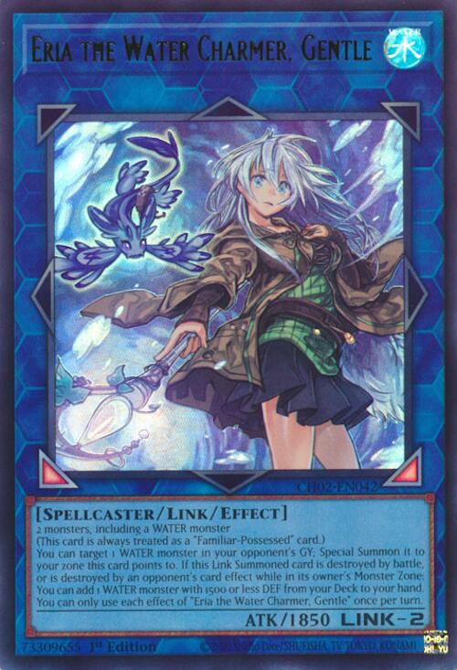 Eria the Water Charmer, Gentle [CH02-EN042] Ultra Rare | Good Games Morley