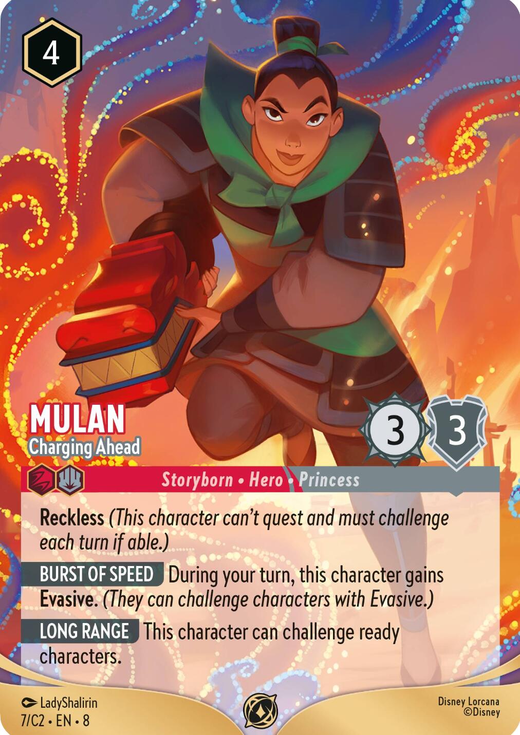 Mulan - Charging Ahead (7) (7) [Promo Cards] | Good Games Morley
