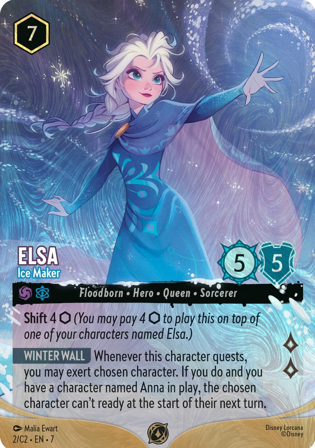Elsa - Ice Maker (Foil) (2) [Promo Cards] | Good Games Morley