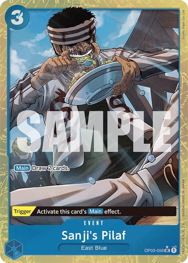 Sanji's Pilaf OP03-056 (Premium Booster -The Best-)  - Alternate Art Foil | Good Games Morley