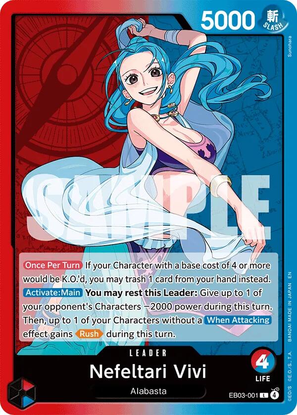 Nefeltari Vivi - 001 [Extra Booster: One Piece Heroines Edition] | Good Games Morley