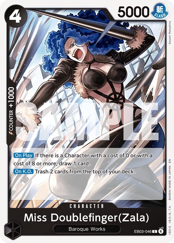 Miss Doublefinger(Zala) [Extra Booster: One Piece Heroines Edition] | Good Games Morley