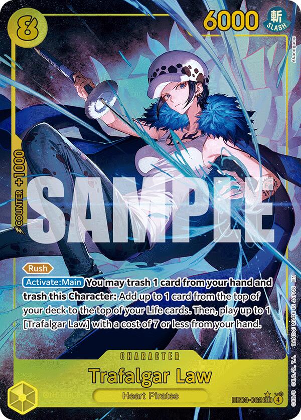 Trafalgar Law (Alternate Art) [Extra Booster: One Piece Heroines Edition] | Good Games Morley