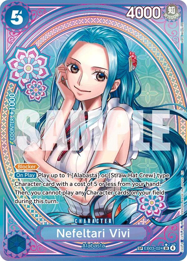Nefeltari Vivi - 024 (SP) [Extra Booster: One Piece Heroines Edition] | Good Games Morley