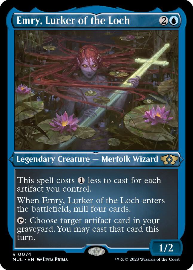 Emry, Lurker of the Loch 74/65 (March of the Machine: Multiverse Legends)  - Etched Foil | Good Games Morley