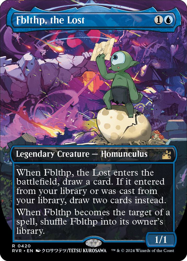 Fblthp, the Lost 420 (Ravnica Remastered)  - Borderless | Good Games Morley