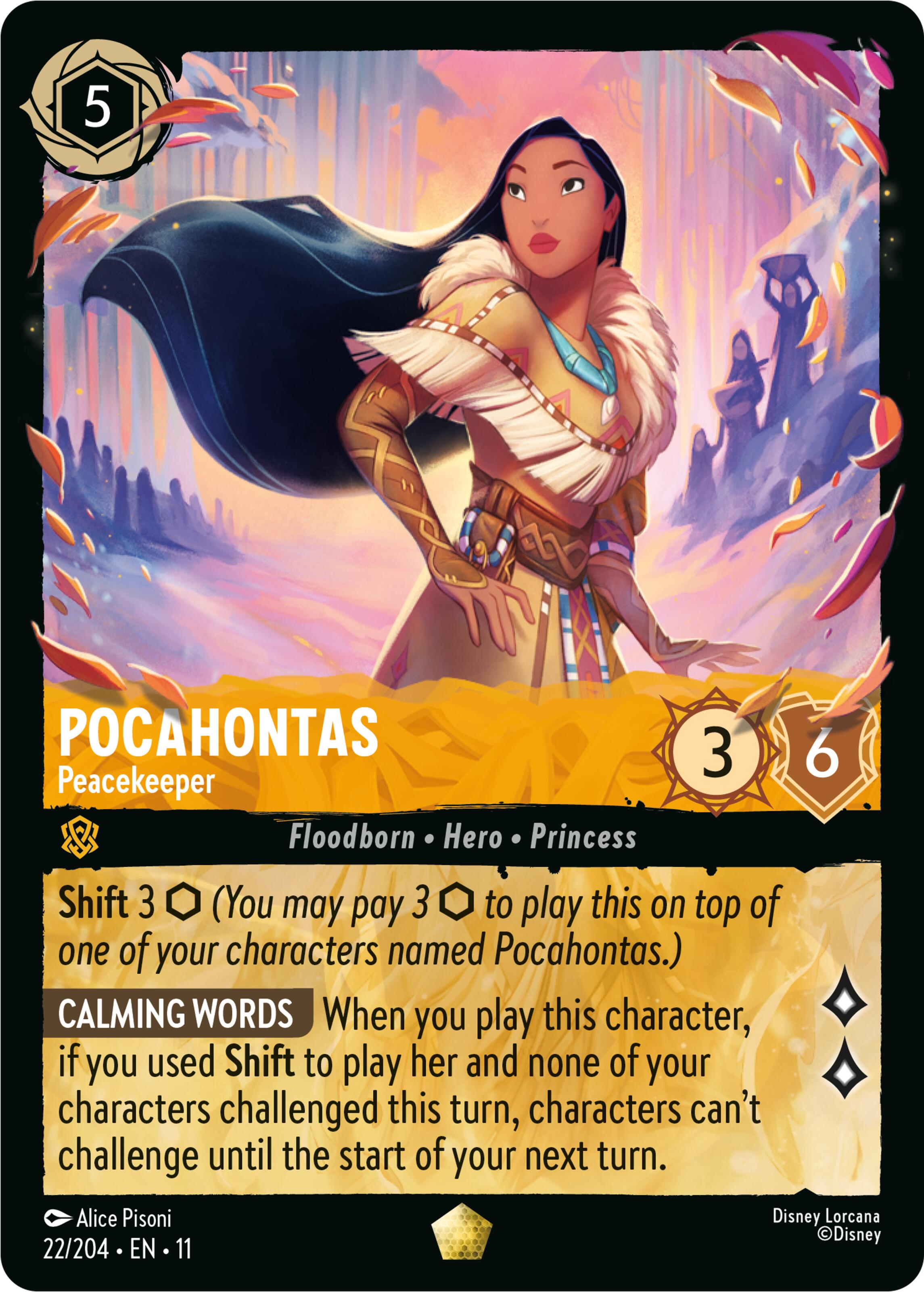 Pocahontas - Peacekeeper (22/204) [Winterspell] | Good Games Morley
