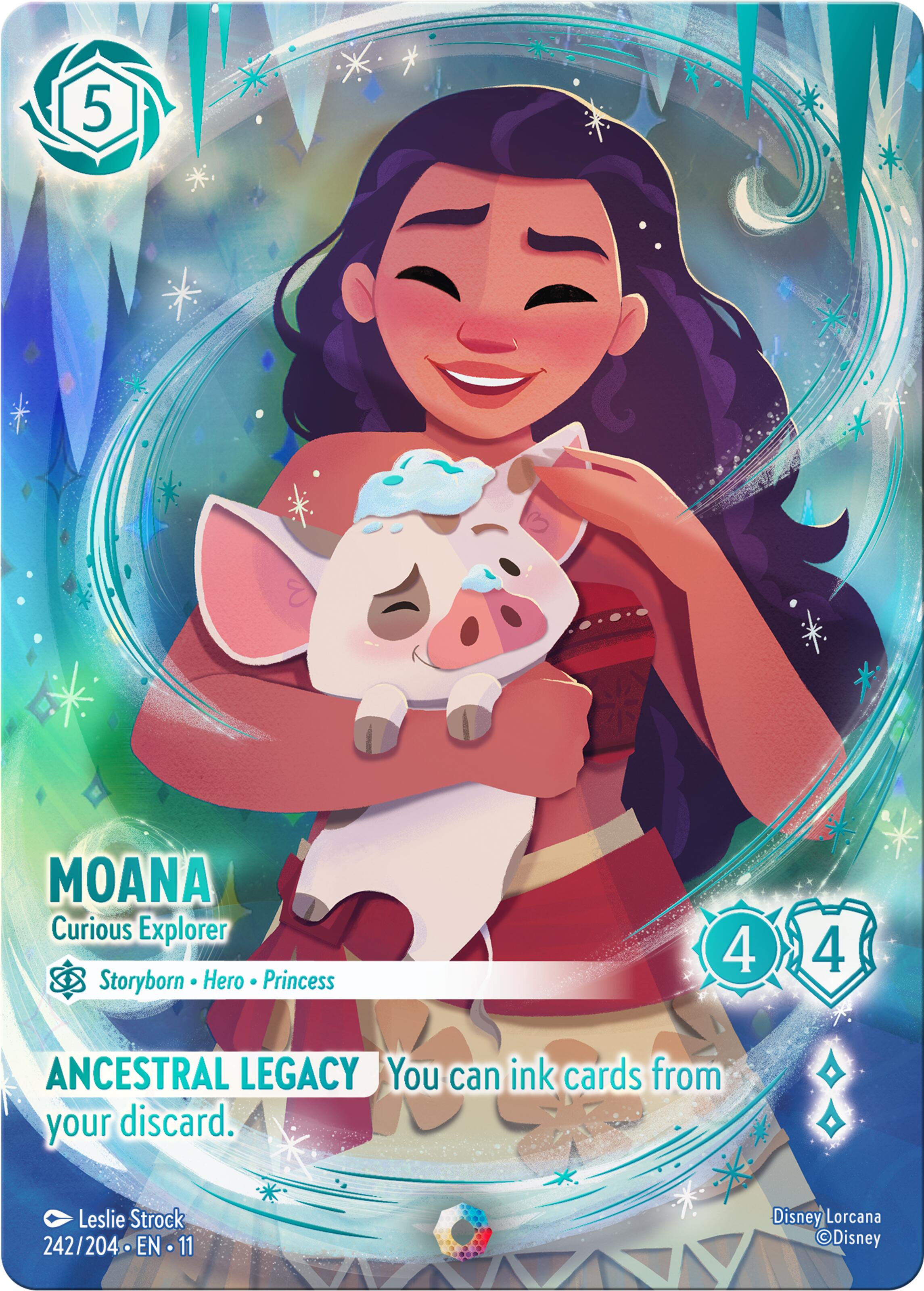 Moana - Curious Explorer (Iconic) (242/204) [Winterspell] | Good Games Morley