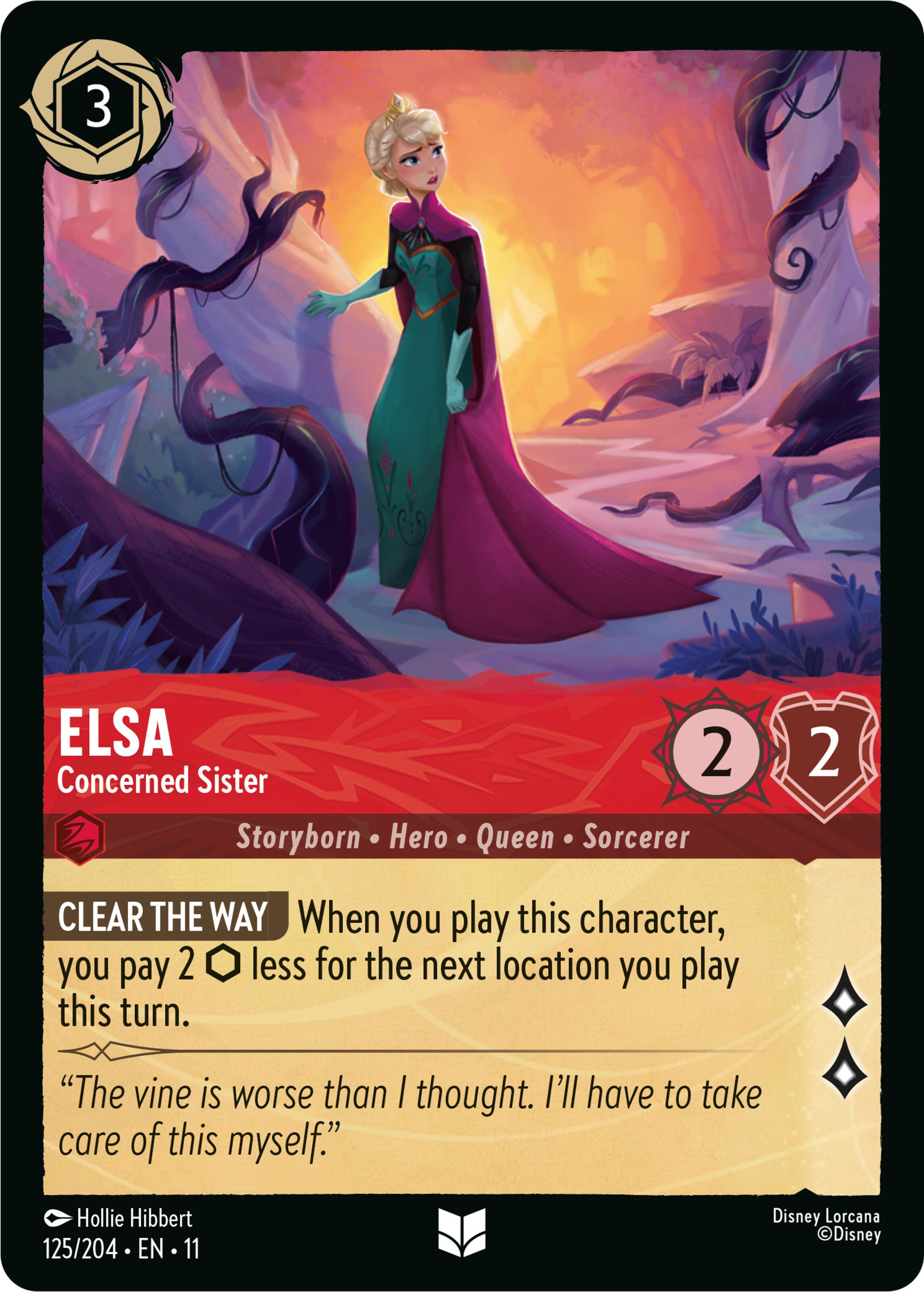 Elsa - Concerned Sister (125/204) [Winterspell] | Good Games Morley