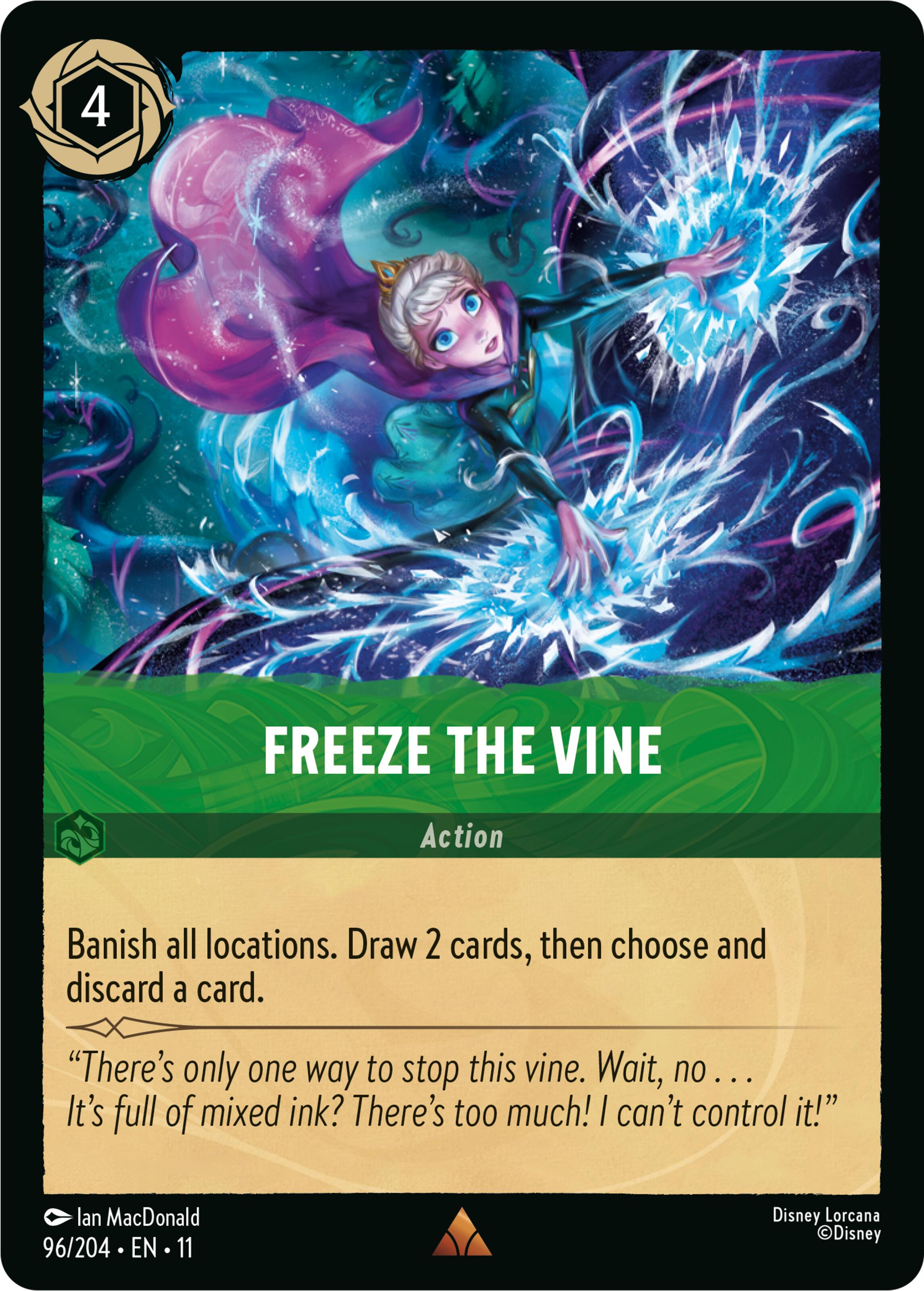 Freeze the Vine (96/204) [Winterspell] | Good Games Morley