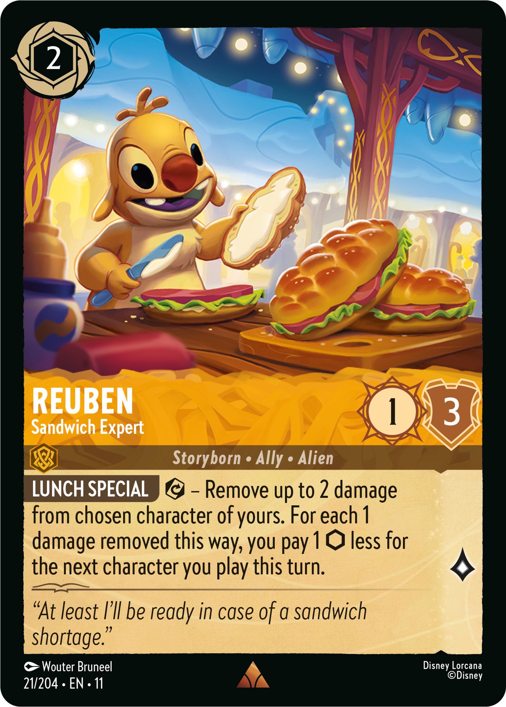 Reuben - Sandwich Expert (21/204) [Winterspell] | Good Games Morley