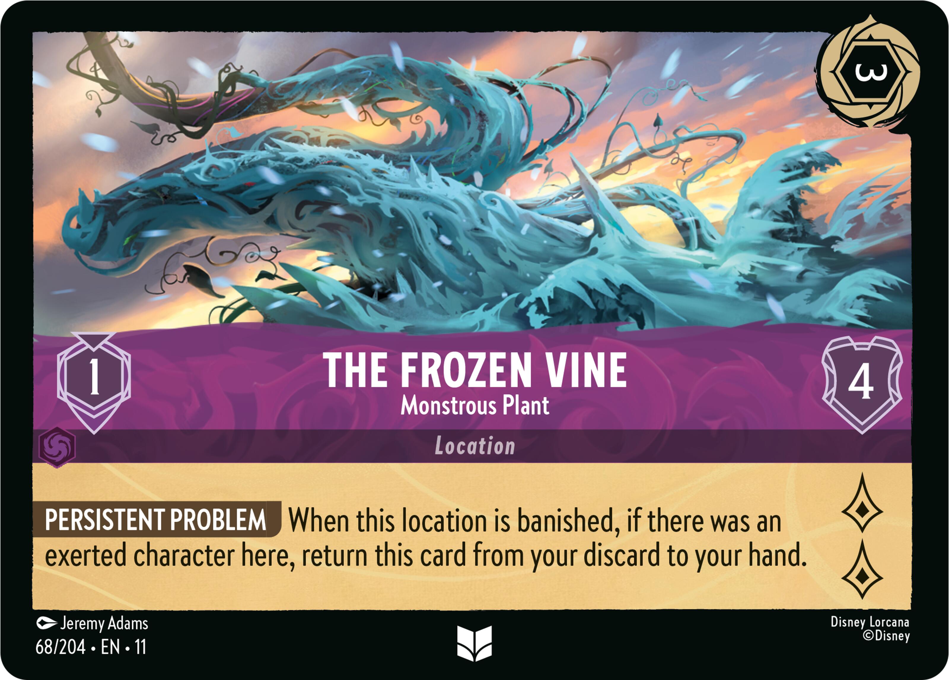 The Frozen Vine - Monstrous Plant (68/204) [Winterspell] | Good Games Morley
