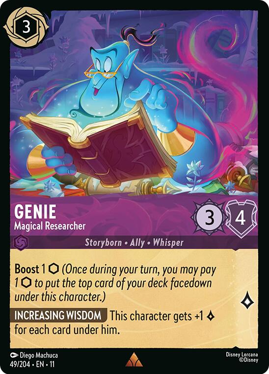 Genie - Magical Researcher (49/204) [Winterspell] | Good Games Morley