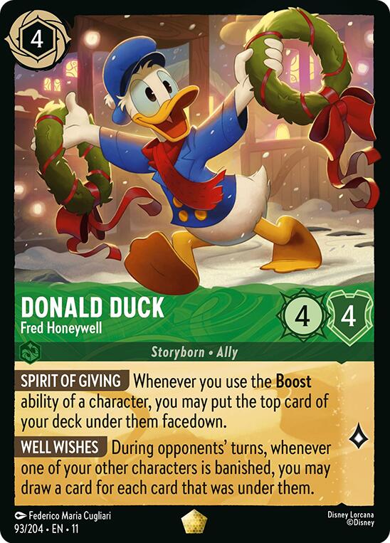 Donald Duck - Fred Honeywell (93/204) [Winterspell] | Good Games Morley