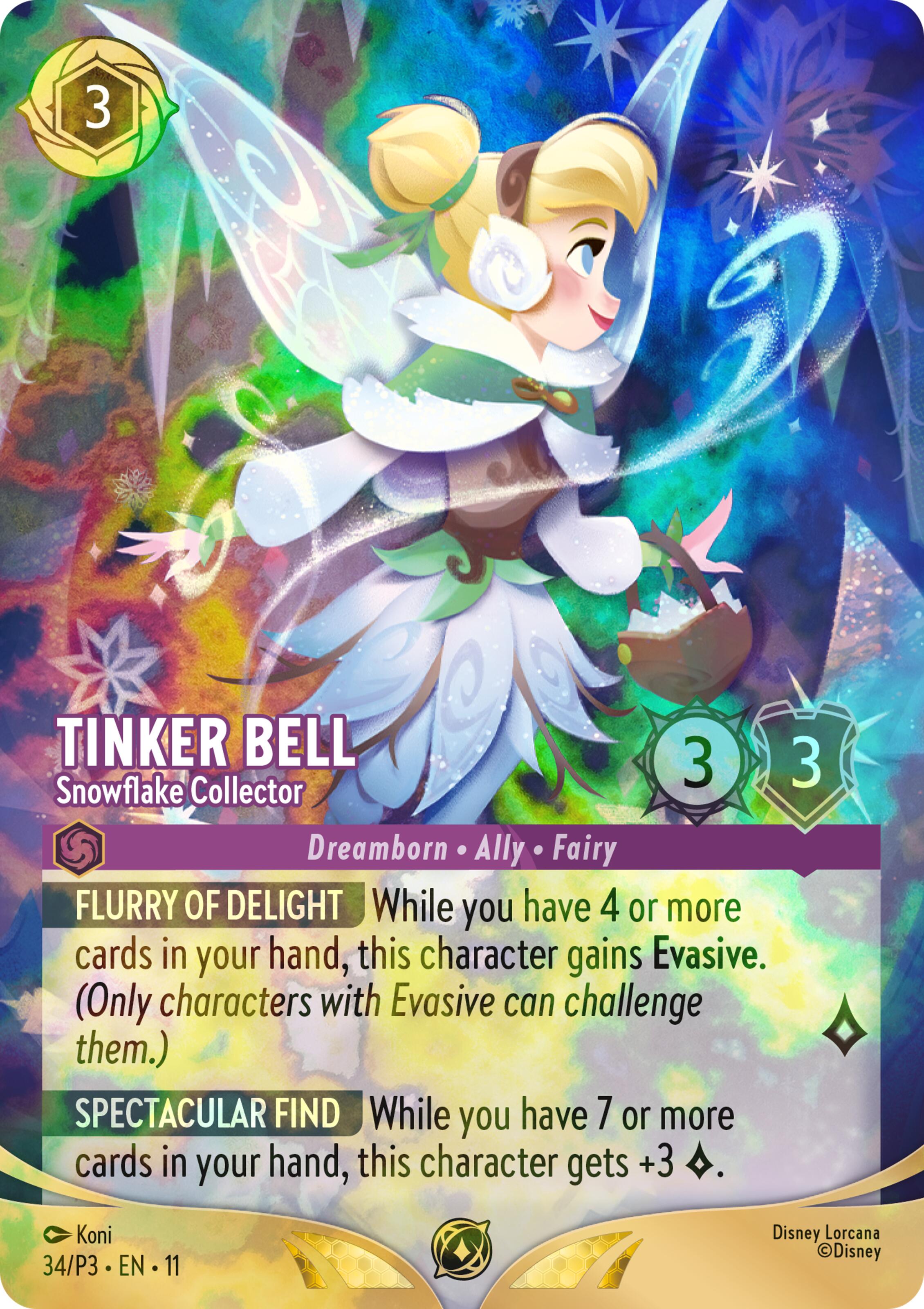 Tinker Bell - Snowflake Collector (Store Championship) (34) [Promo Cards] | Good Games Morley