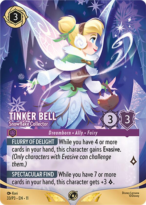 Tinker Bell - Snowflake Collector (Store Championship Participant) (33) [Promo Cards] | Good Games Morley