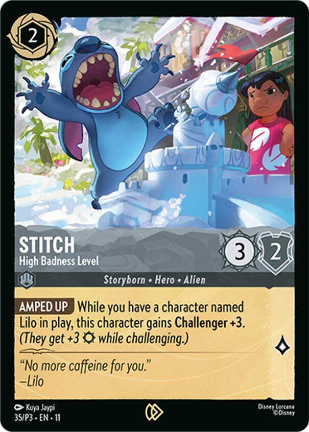 Stitch - High Badness Level (35) [Promo Cards] | Good Games Morley