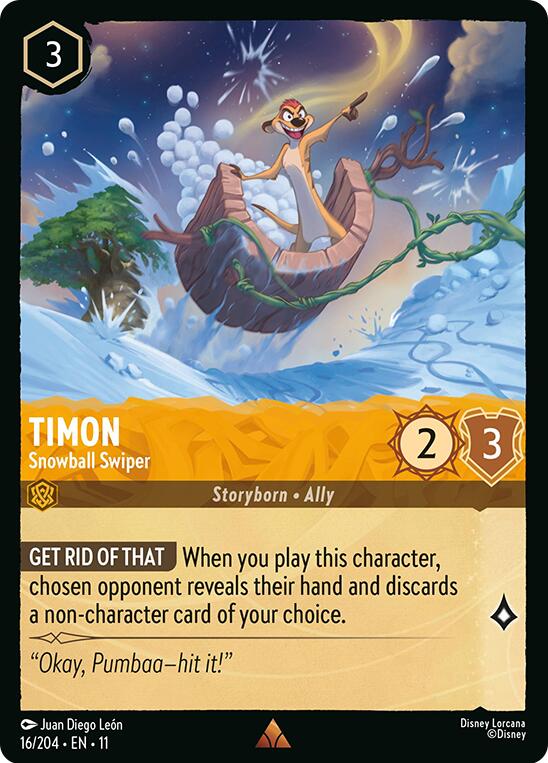 Timon - Snowball Swiper (16/204) [Winterspell] | Good Games Morley